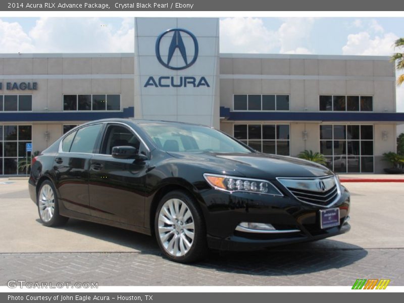 Crystal Black Pearl / Ebony 2014 Acura RLX Advance Package