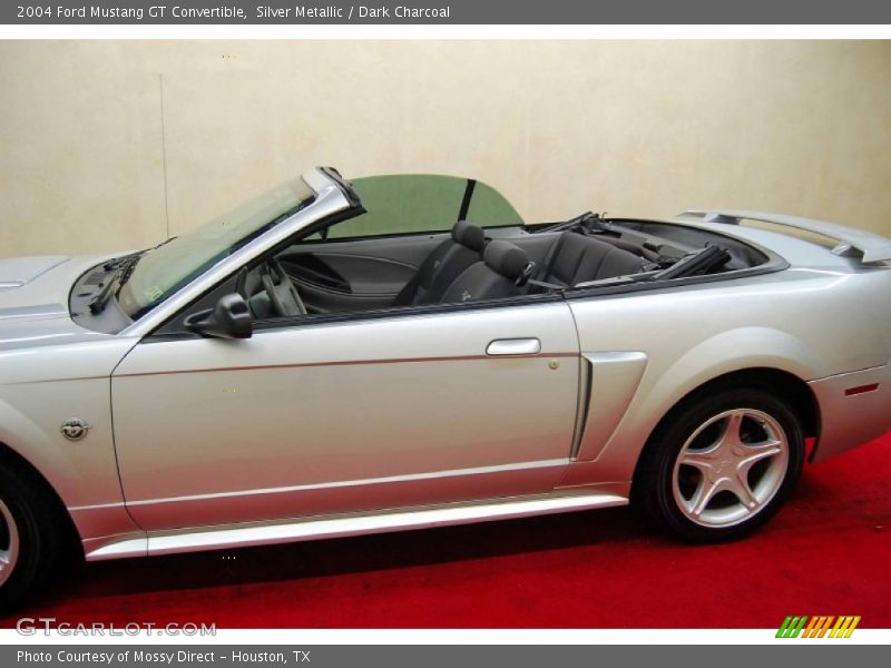 Silver Metallic / Dark Charcoal 2004 Ford Mustang GT Convertible