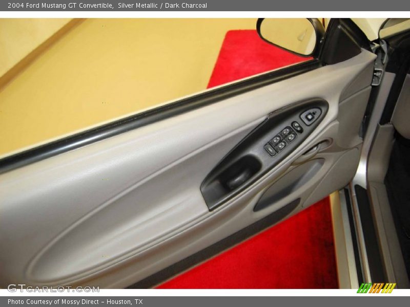 Silver Metallic / Dark Charcoal 2004 Ford Mustang GT Convertible