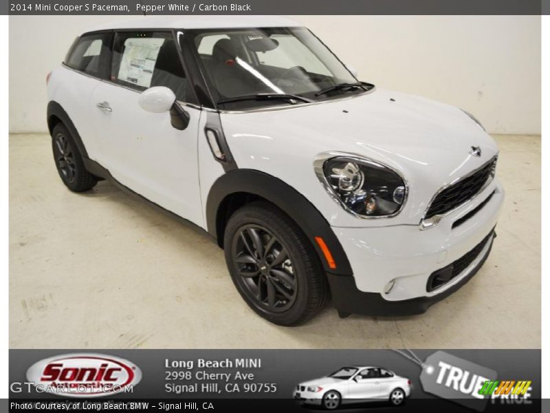 Pepper White / Carbon Black 2014 Mini Cooper S Paceman
