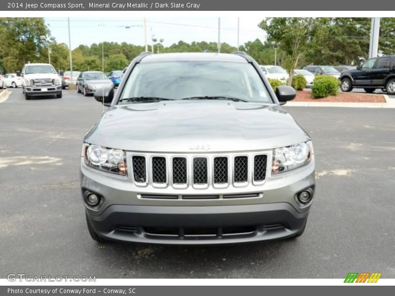 Mineral Gray Metallic / Dark Slate Gray 2014 Jeep Compass Sport