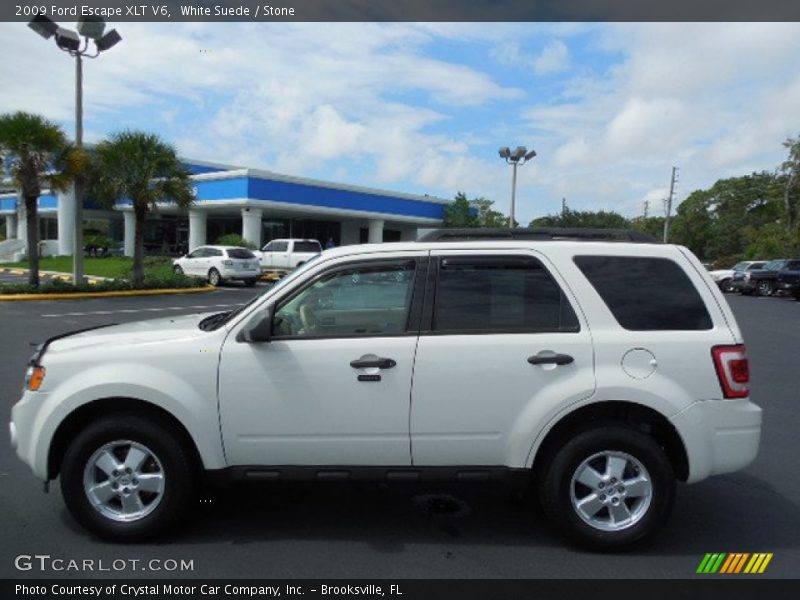 White Suede / Stone 2009 Ford Escape XLT V6