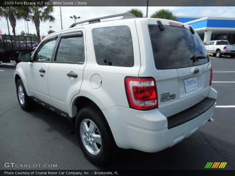 White Suede / Stone 2009 Ford Escape XLT V6