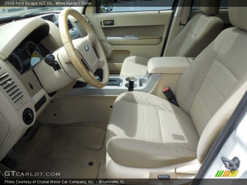 White Suede / Stone 2009 Ford Escape XLT V6