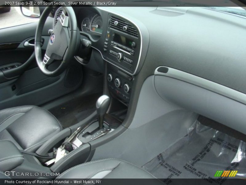 Silver Metallic / Black/Gray 2007 Saab 9-3 2.0T Sport Sedan