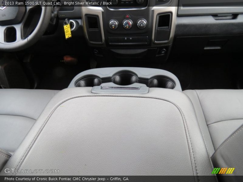 Bright Silver Metallic / Black 2013 Ram 1500 SLT Quad Cab