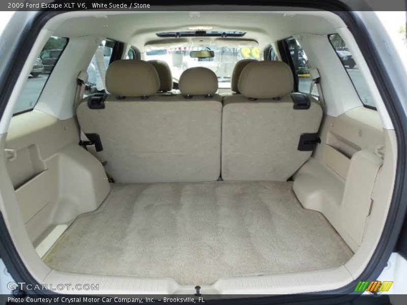 White Suede / Stone 2009 Ford Escape XLT V6