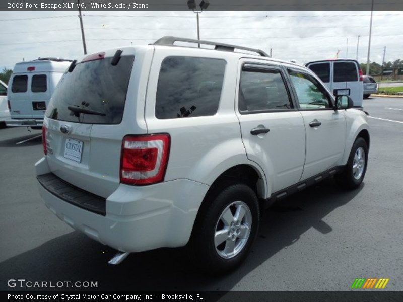 White Suede / Stone 2009 Ford Escape XLT V6