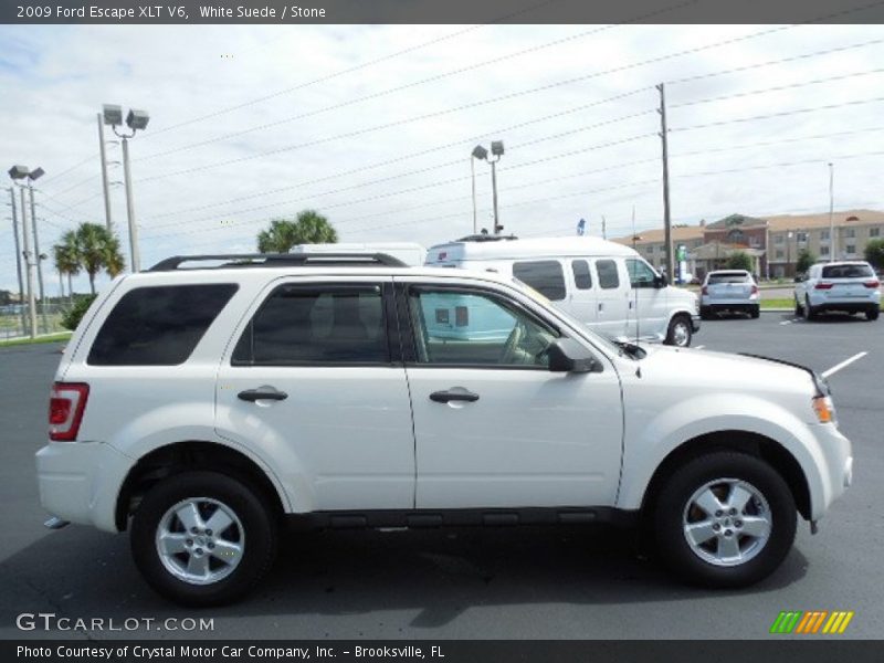 White Suede / Stone 2009 Ford Escape XLT V6