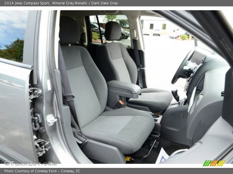 Mineral Gray Metallic / Dark Slate Gray 2014 Jeep Compass Sport
