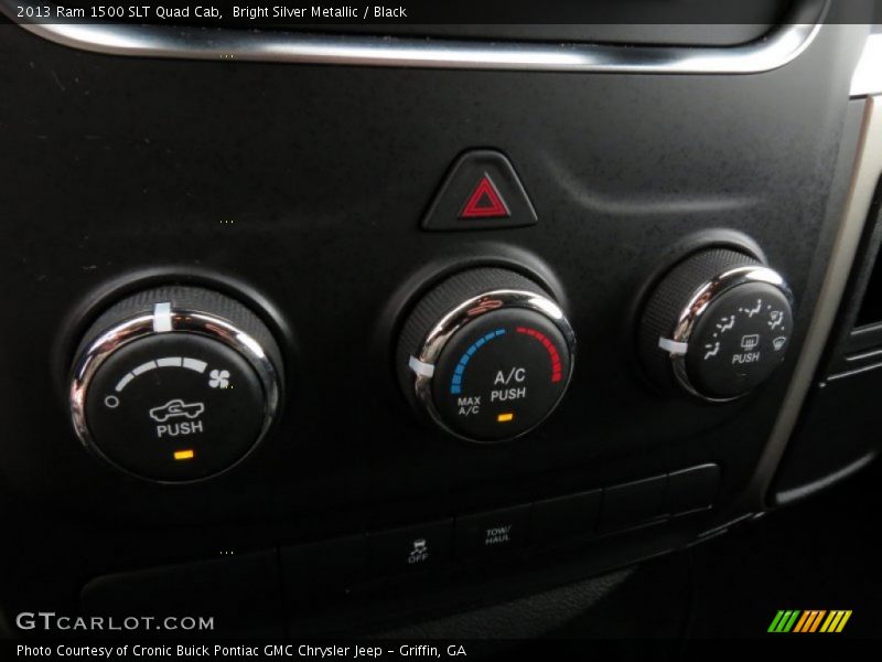 Bright Silver Metallic / Black 2013 Ram 1500 SLT Quad Cab