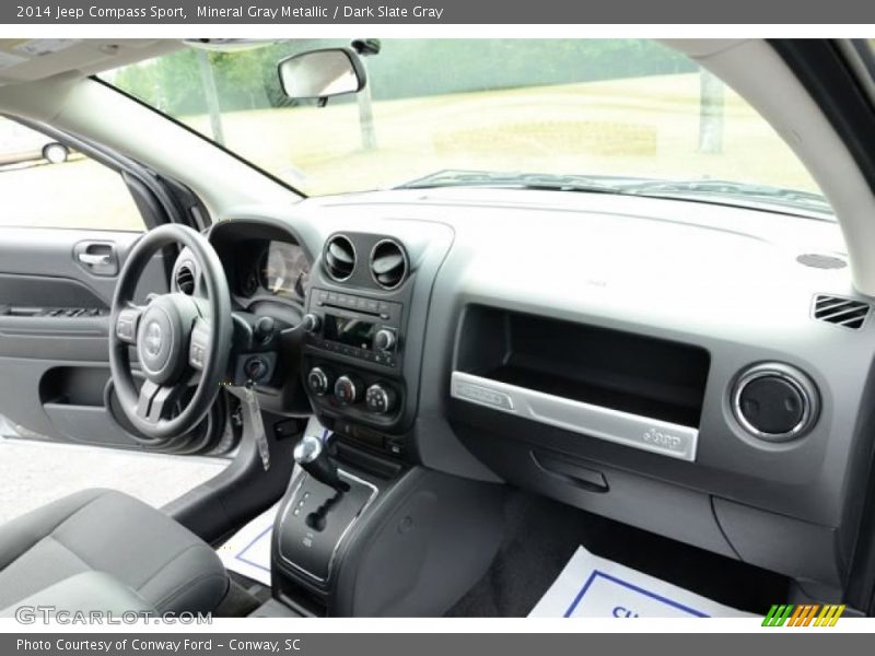Mineral Gray Metallic / Dark Slate Gray 2014 Jeep Compass Sport