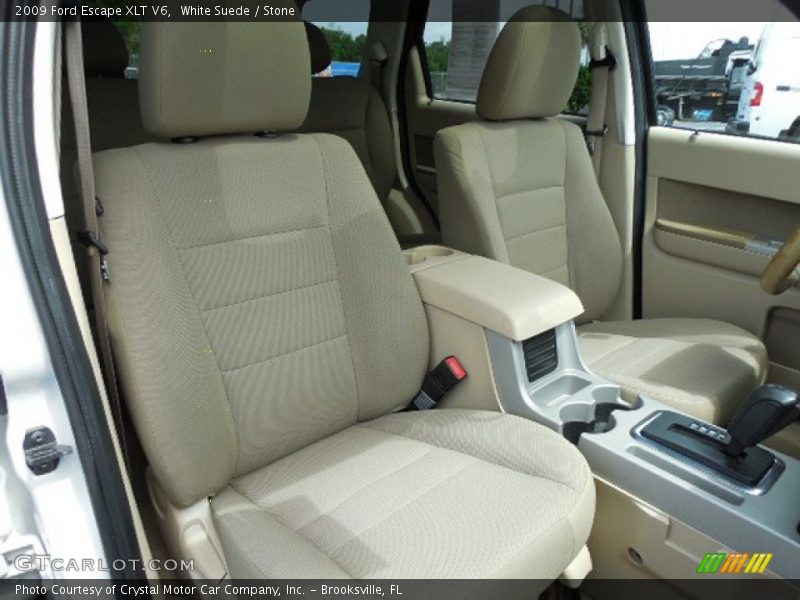 White Suede / Stone 2009 Ford Escape XLT V6