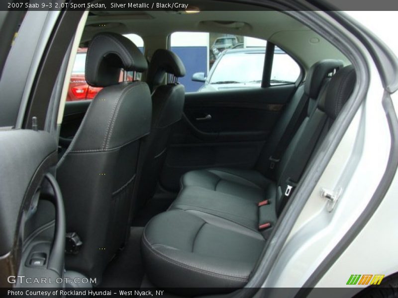 Rear Seat of 2007 9-3 2.0T Sport Sedan