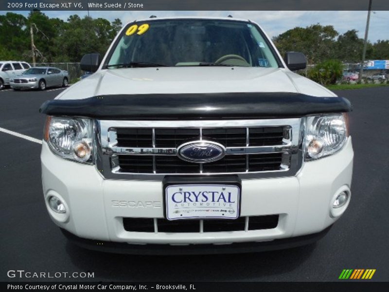 White Suede / Stone 2009 Ford Escape XLT V6