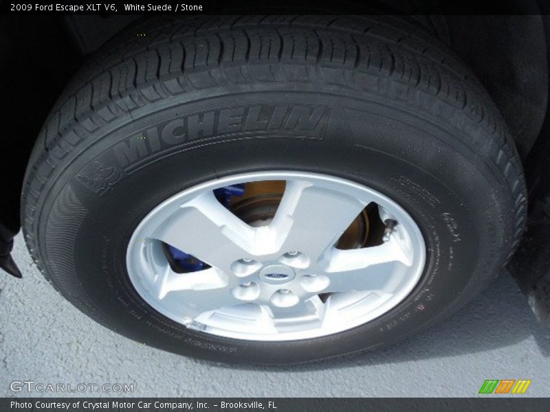 White Suede / Stone 2009 Ford Escape XLT V6