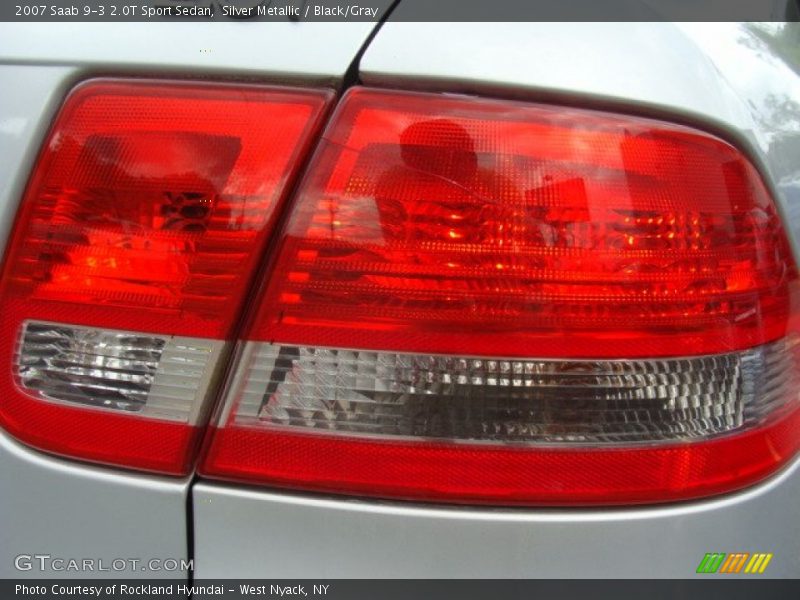 Silver Metallic / Black/Gray 2007 Saab 9-3 2.0T Sport Sedan