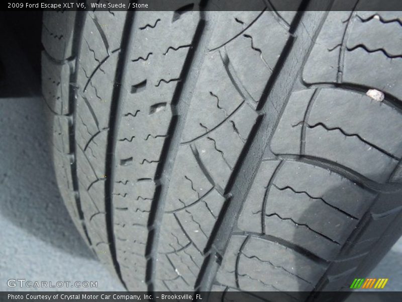 White Suede / Stone 2009 Ford Escape XLT V6