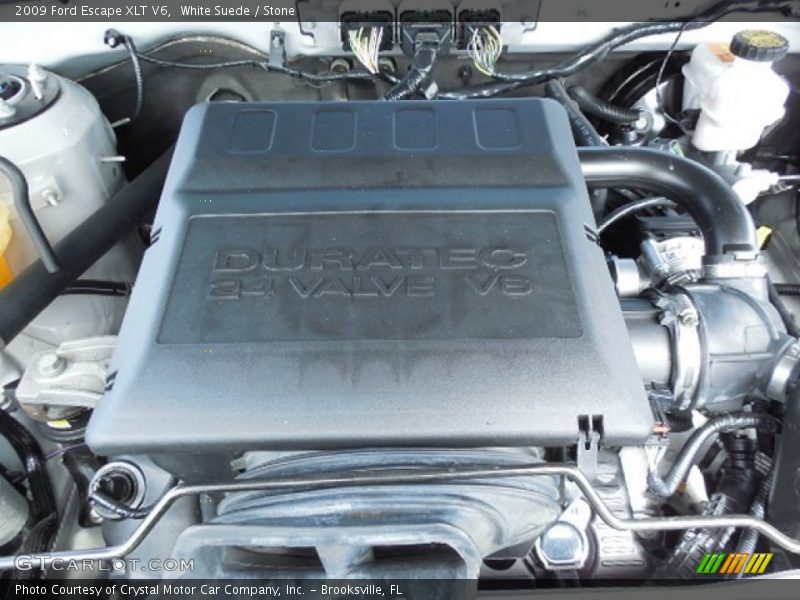 White Suede / Stone 2009 Ford Escape XLT V6