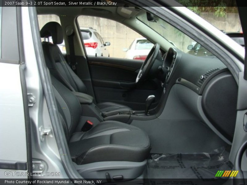 Silver Metallic / Black/Gray 2007 Saab 9-3 2.0T Sport Sedan