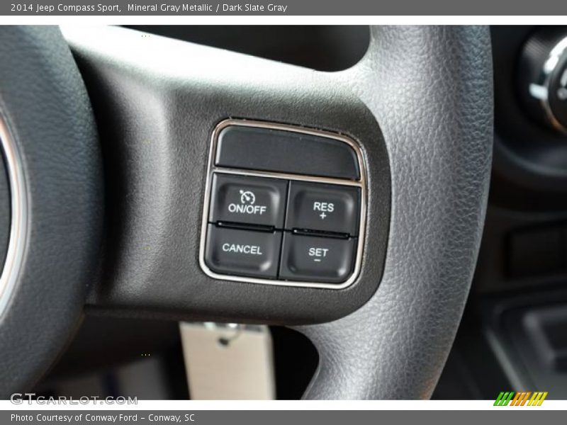 Mineral Gray Metallic / Dark Slate Gray 2014 Jeep Compass Sport