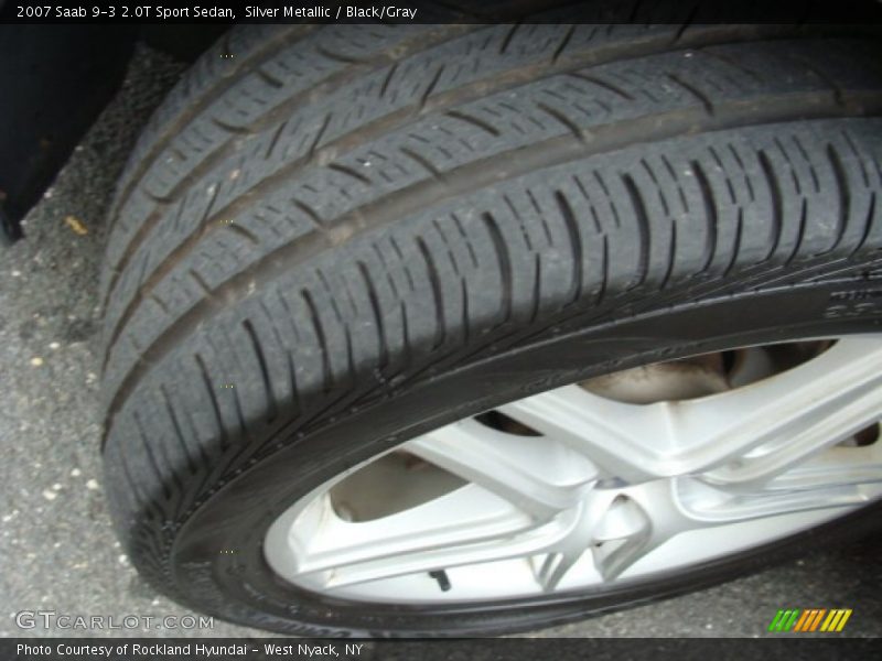 Silver Metallic / Black/Gray 2007 Saab 9-3 2.0T Sport Sedan