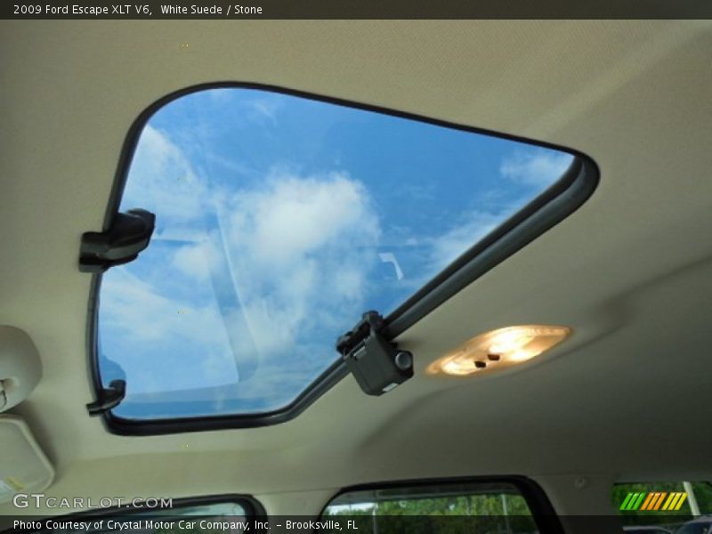 White Suede / Stone 2009 Ford Escape XLT V6