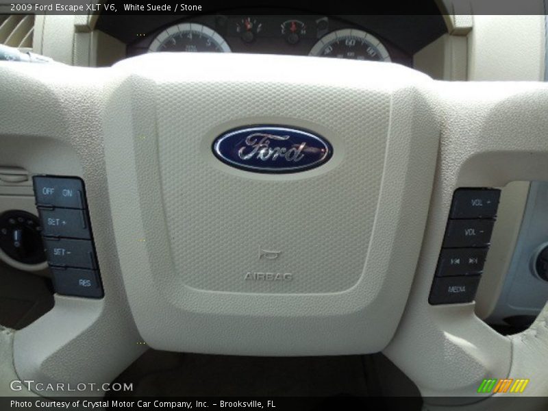 White Suede / Stone 2009 Ford Escape XLT V6