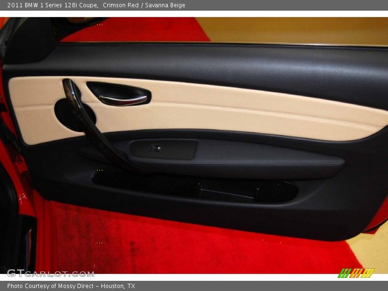 Crimson Red / Savanna Beige 2011 BMW 1 Series 128i Coupe