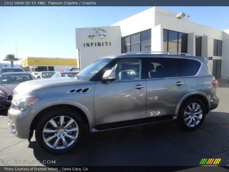 Platinum Graphite / Graphite 2012 Infiniti QX 56 4WD