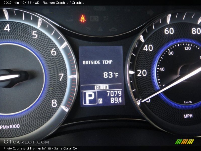 Platinum Graphite / Graphite 2012 Infiniti QX 56 4WD