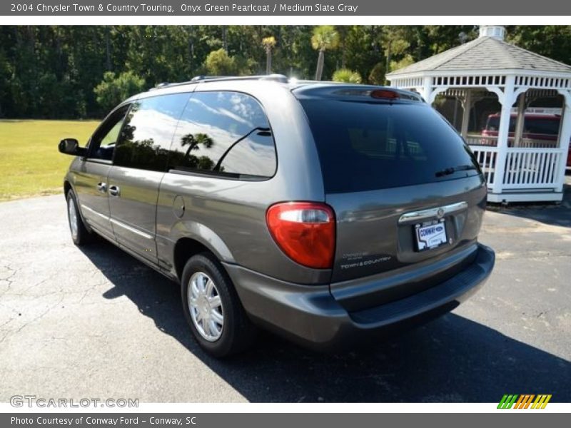 Onyx Green Pearlcoat / Medium Slate Gray 2004 Chrysler Town & Country Touring