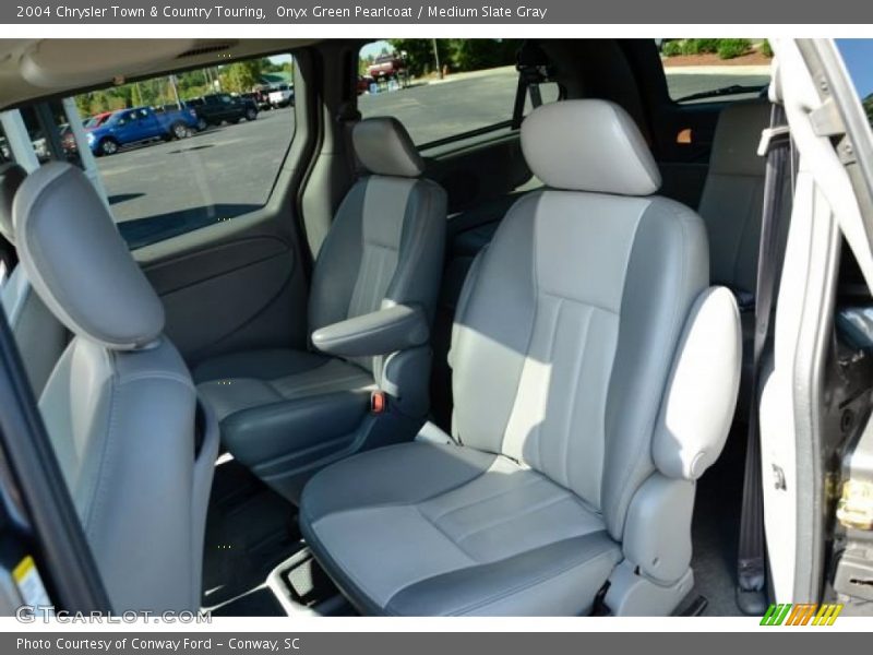 Onyx Green Pearlcoat / Medium Slate Gray 2004 Chrysler Town & Country Touring