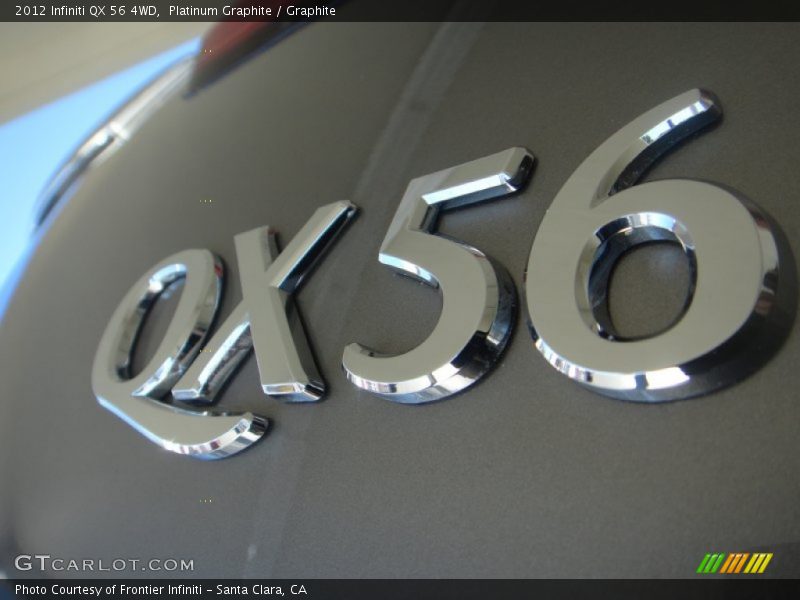 Platinum Graphite / Graphite 2012 Infiniti QX 56 4WD