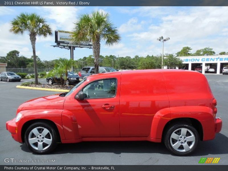 Victory Red / Ebony 2011 Chevrolet HHR LS Panel