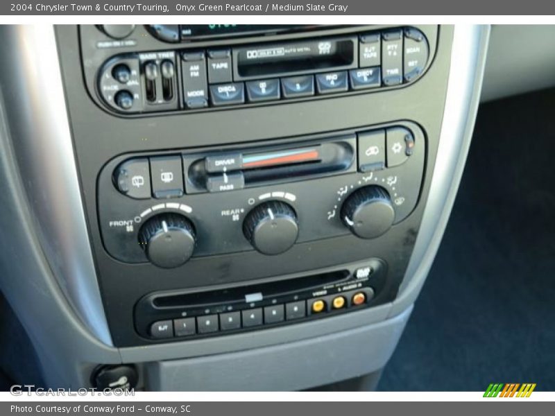 Onyx Green Pearlcoat / Medium Slate Gray 2004 Chrysler Town & Country Touring