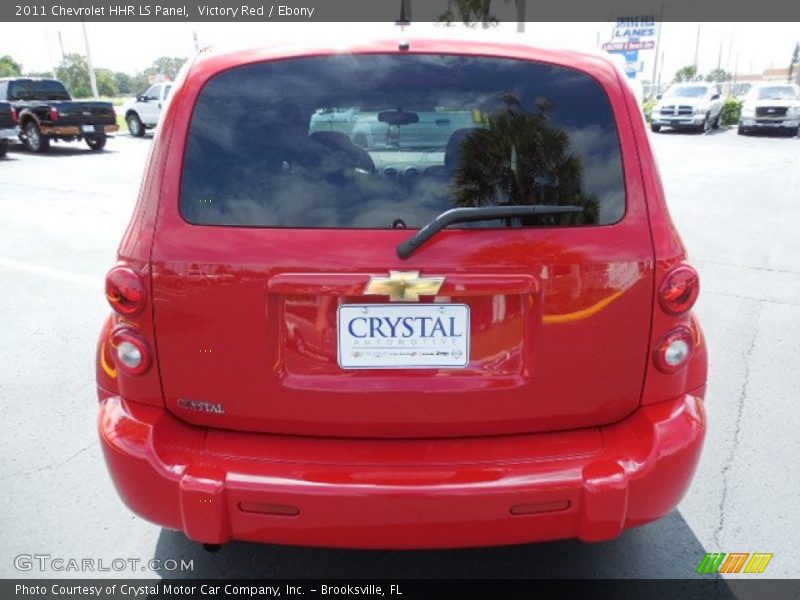 Victory Red / Ebony 2011 Chevrolet HHR LS Panel