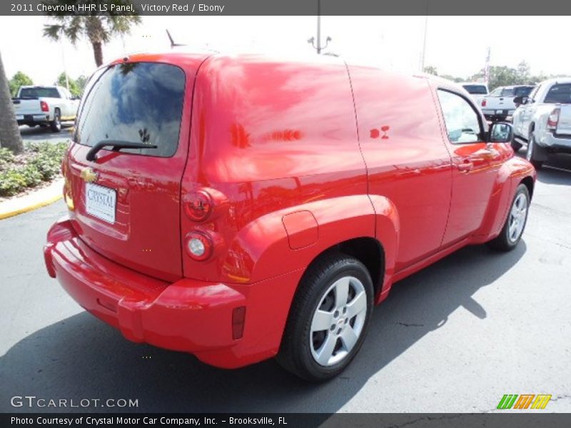 Victory Red / Ebony 2011 Chevrolet HHR LS Panel
