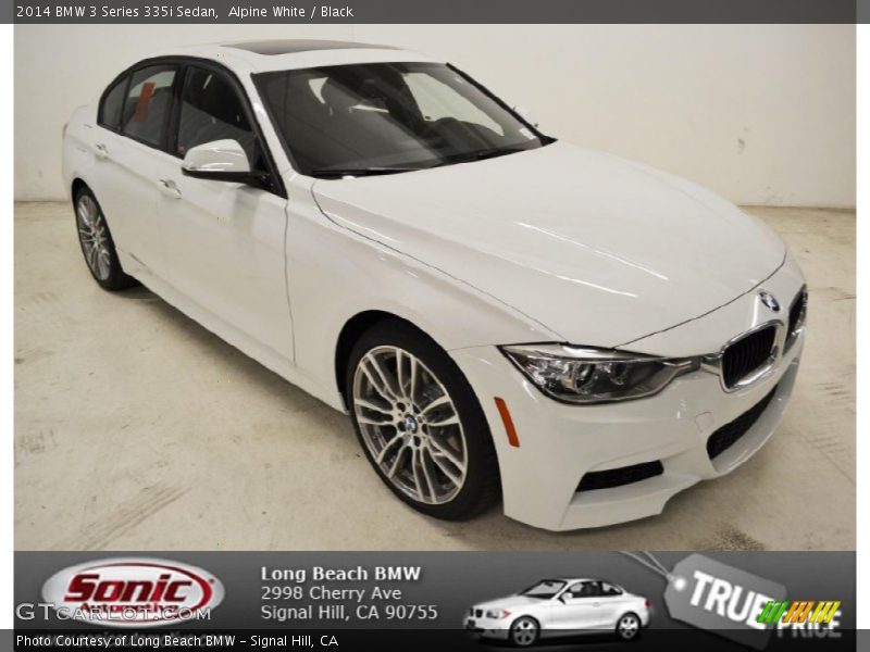 Alpine White / Black 2014 BMW 3 Series 335i Sedan