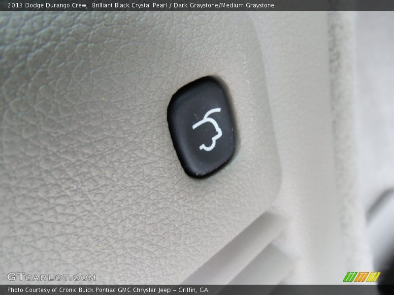 Brilliant Black Crystal Pearl / Dark Graystone/Medium Graystone 2013 Dodge Durango Crew