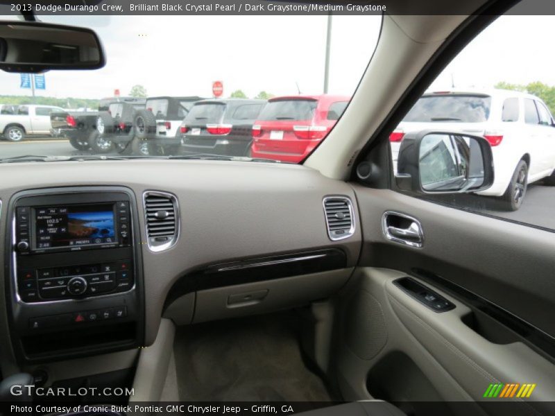 Brilliant Black Crystal Pearl / Dark Graystone/Medium Graystone 2013 Dodge Durango Crew