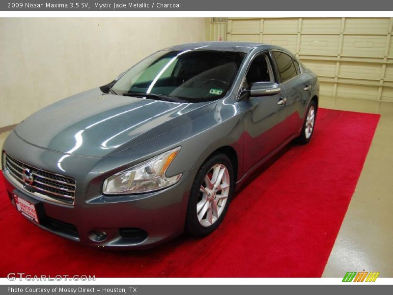 Mystic Jade Metallic / Charcoal 2009 Nissan Maxima 3.5 SV