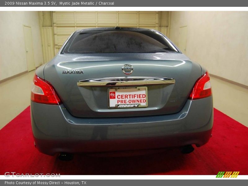 Mystic Jade Metallic / Charcoal 2009 Nissan Maxima 3.5 SV