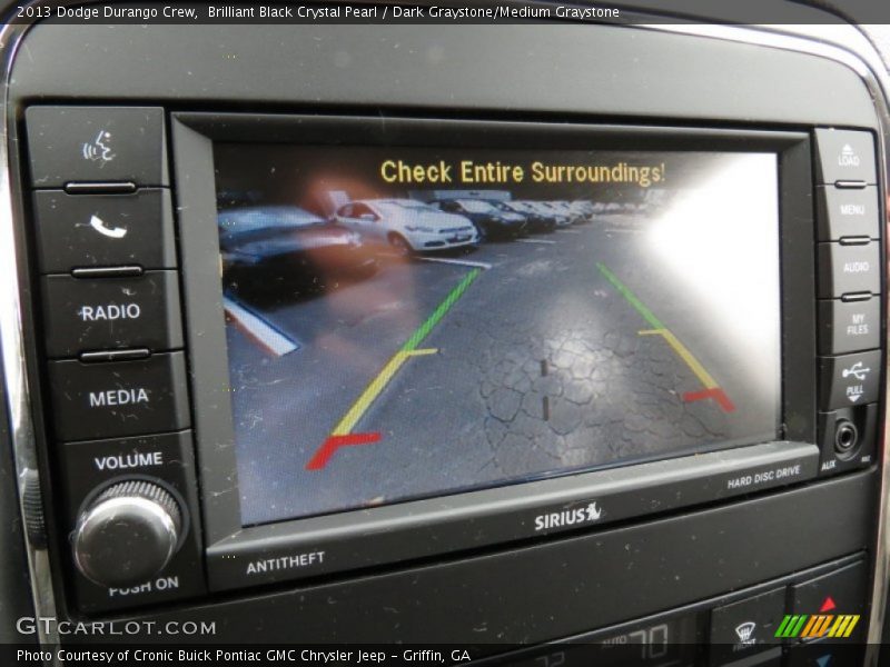 Brilliant Black Crystal Pearl / Dark Graystone/Medium Graystone 2013 Dodge Durango Crew
