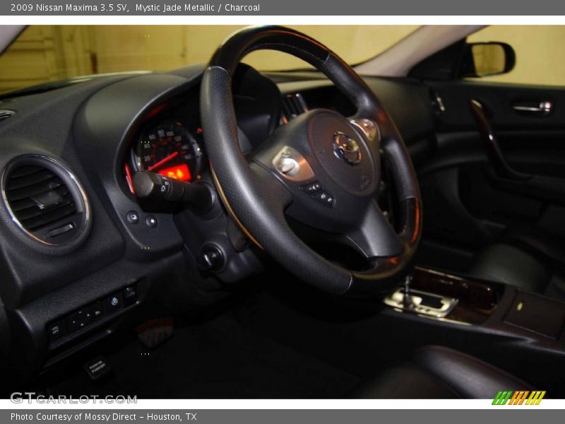 Mystic Jade Metallic / Charcoal 2009 Nissan Maxima 3.5 SV