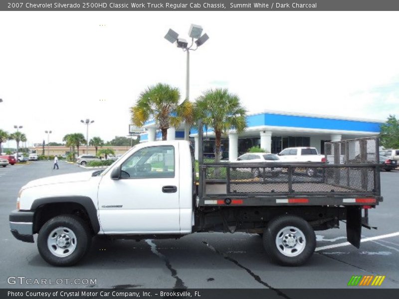 Summit White / Dark Charcoal 2007 Chevrolet Silverado 2500HD Classic Work Truck Regular Cab Chassis