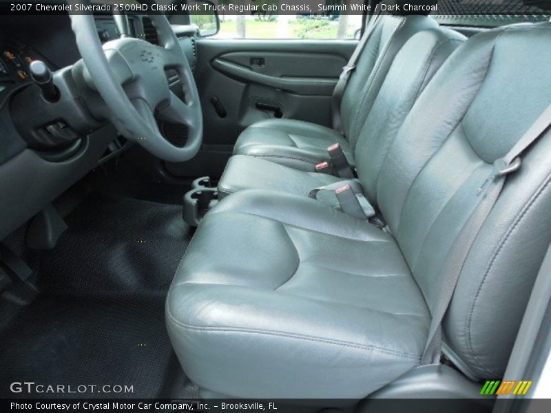 Summit White / Dark Charcoal 2007 Chevrolet Silverado 2500HD Classic Work Truck Regular Cab Chassis