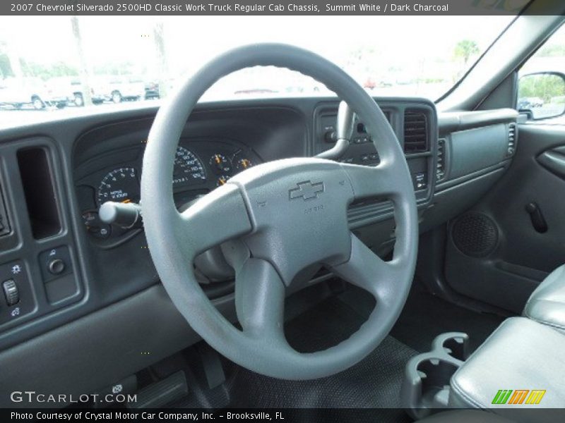 Summit White / Dark Charcoal 2007 Chevrolet Silverado 2500HD Classic Work Truck Regular Cab Chassis