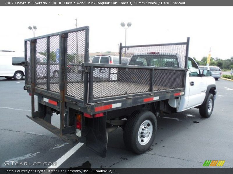Summit White / Dark Charcoal 2007 Chevrolet Silverado 2500HD Classic Work Truck Regular Cab Chassis