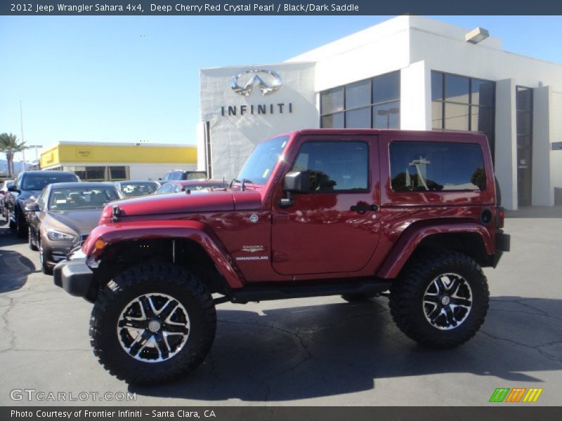 Deep Cherry Red Crystal Pearl / Black/Dark Saddle 2012 Jeep Wrangler Sahara 4x4